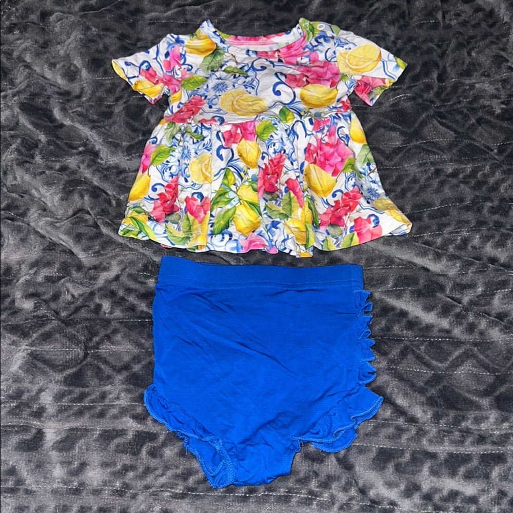 Bums & Roses Carpe Lemon Bummie Set